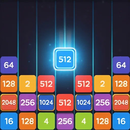 Игра 2048 Сложи Блоки