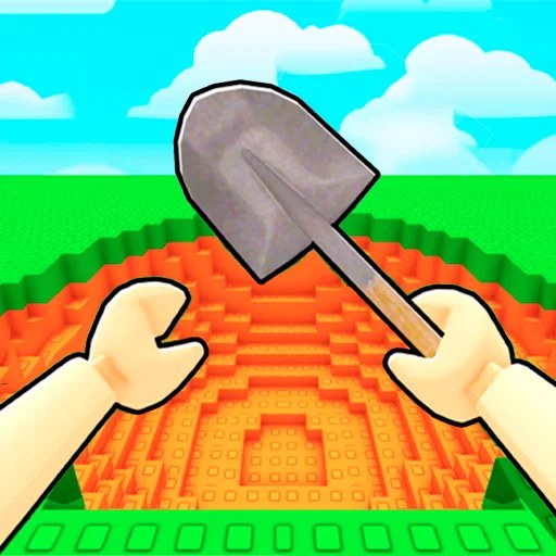Игра Обби: Копай Вниз