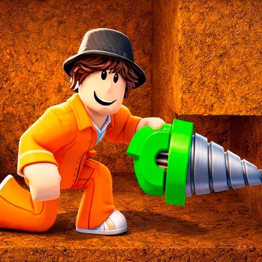 Игра Обби: Копатель в Тюрьме