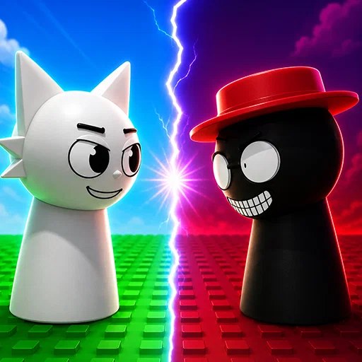 Игра Спрунки Война 3Д: Фазовые Против Добрых