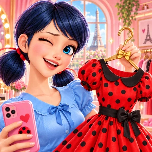 Игра Леди Баг: Одевалка блогера Игра Леди Баг: Одевалка блогера